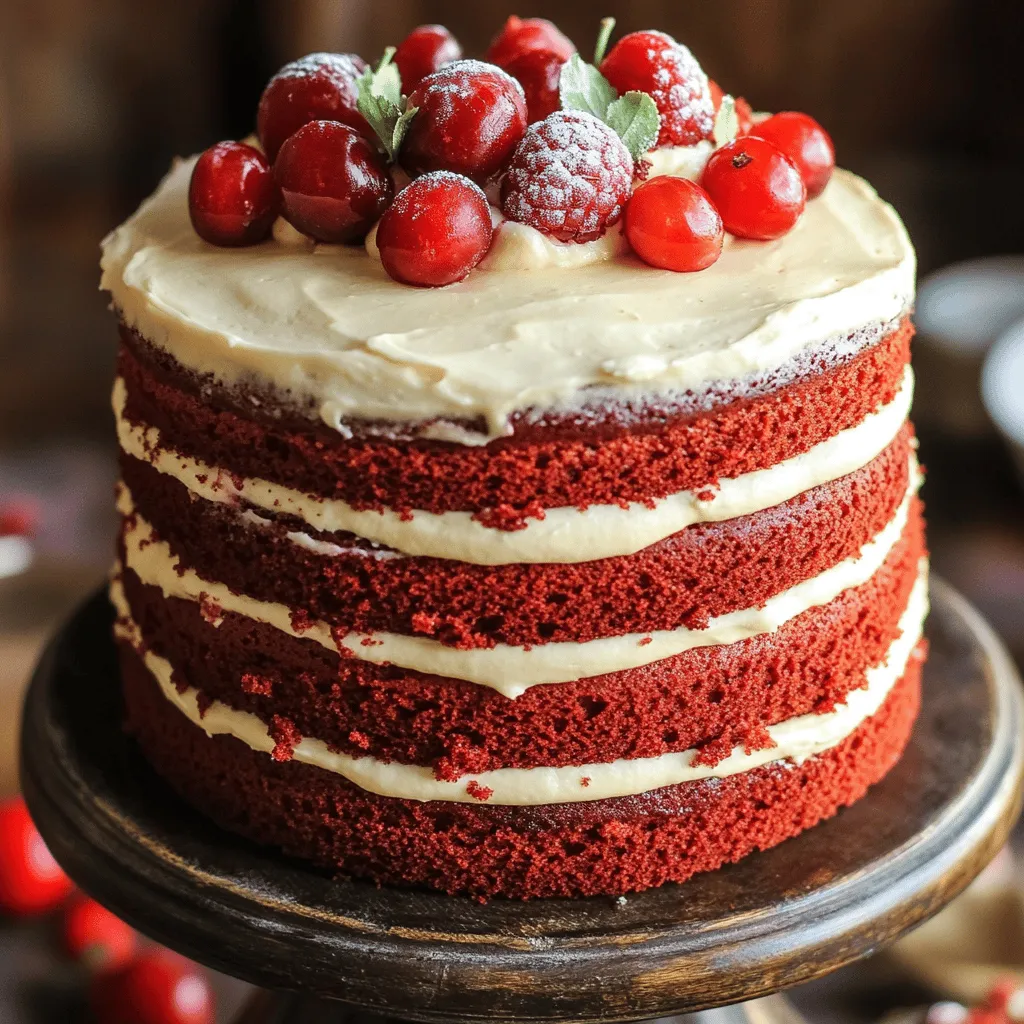 Um einen köstlichen Roten Samtkuchen zu zaubern, brauchst du folgende Zutaten: - 2 ½ Tassen Allzweckmehl - 1 ½ Tassen Zucker - 1 Tasse Pflanzenöl - 1 Tasse Buttermilch, zimmerwarm - 3 große Eier, zimmerwarm - 2 Esslöffel rote Lebensmittelfarbe - 1 Teelöffel Vanilleextrakt - 1 Teelöffel Natron - 1 Teelöffel Salz - 1 Esslöffel Weißweinessig - ½ Tasse ungesüßtes Kakaopulver Frosting: - 225 g Frischkäse, weich - 113 g ungesalzene Butter, weich - 4 Tassen Puderzucker - 1 Teelöffel Vanilleextrakt - 1-2 Esslöffel Milch (falls benötigt für die Konsistenz) Zwei Zutaten machen den Roten Samtkuchen besonders. Die rote Lebensmittelfarbe gibt dem Kuchen seine markante Farbe. Sie sorgt für den auffälligen Look. Buttermilch ist die zweite wichtige Zutat. Sie macht den Teig weich und saftig. Durch die Buttermilch wird der Kuchen zart und locker. Wenn du eine vegane Version des Roten Samtkuchens möchtest, kannst du Eier durch Apfelmus oder Leinsamen ersetzen. Verwende pflanzliche Milch anstelle von Buttermilch. Für glutenfreie Optionen tausche das Mehl gegen eine glutenfreie Mischung aus. So kannst du den Kuchen an deine Ernährung anpassen. Für das vollständige Rezept, schau dir das [Full Recipe] an. Heizen Sie Ihren Ofen auf 175°C vor. Fetten Sie zwei runde Kuchenformen gut ein. Bestäuben Sie die Formen mit etwas Mehl. Dies hilft, dass der Kuchen nicht kleben bleibt. In einer Schüssel vermischen Sie das Mehl, Kakaopulver, Natron und Salz. Rühren Sie die trockenen Zutaten gut um. In einer anderen großen Schüssel geben Sie das Pflanzenöl und den Zucker. Vermischen Sie sie, bis sie gut kombiniert sind. Fügen Sie die Eier einzeln hinzu und rühren Sie nach jeder Zugabe gut. Dann geben Sie die Buttermilch, den Vanilleextrakt, die rote Lebensmittelfarbe und den Weißweinessig in die Mischung. Rühren Sie alles gut, bis die Mischung glatt ist. Fügen Sie nun die trockenen Zutaten nach und nach zu den nassen Zutaten hinzu. Rühren Sie nur so lange, bis alles gut vermischt ist. Vermeiden Sie es, zu viel zu rühren. Teilen Sie den Teig gleichmäßig auf die Formen auf. Backen Sie die Kuchen für 25-30 Minuten. Überprüfen Sie mit einem Zahnstocher, ob der Kuchen fertig ist. Lassen Sie die Kuchen zehn Minuten in den Formen abkühlen. Übertragen Sie sie dann auf ein Kuchengitter, um vollständig abzukühlen. Für das vollständige Rezept schauen Sie sich den dekadenten roten Samtkuchen mit Frischkäse-Frosting an! Um einen perfekten Teig für den roten Samtkuchen zu bekommen, achte auf die folgenden Punkte: - Verwende zimmerwarme Zutaten. Dies hilft, dass sich die Zutaten besser vermischen. - Mische die trockenen Zutaten gut, bevor du sie hinzufügst. So verteilen sich die Zutaten gleichmäßig. - Füge die trockenen Zutaten nach und nach zur nassen Mischung hinzu. Das verhindert Klumpenbildung. - Rühre nur so lange, bis alles verbunden ist. Übermixen macht den Teig trocken. Beim Backen kann viel schiefgehen. Hier sind einige häufige Fehler und wie man sie vermeidet: - Zu hohe Temperatur: Stelle sicher, dass der Ofen genau eingestellt ist. Zu hohe Hitze kann den Kuchen verbrennen. - Nicht genug abkühlen: Lasse den Kuchen nach dem Backen genügend Zeit zum Abkühlen. So bleibt er saftig und bricht nicht. - Falsche Zutaten: Benutze die genauen Zutaten aus der Rezeptbeschreibung. Abweichungen können den Geschmack verändern. Um den roten Samtkuchen frisch zu halten, befolge diese Tipps: - Lagere den Kuchen in einem luftdichten Behälter. So bleibt er weich und feucht. - Stelle ihn an einen kühlen, trockenen Ort, fern von direkter Sonne. - Im Kühlschrank hält der Kuchen länger, aber lass ihn vor dem Servieren auf Raumtemperatur kommen. - Du kannst ihn auch einfrieren. Wickele ihn gut ein, um Frostschäden zu vermeiden. Für die vollständige Zubereitung schau dir das [Full Recipe] an. {{image_4}} Es ist einfach, einen leckeren roten Samtkuchen vegan zu machen. Anstelle von Eiern können Sie Apfelmus oder Banane verwenden. Verwenden Sie auch Pflanzenmilch anstelle von Buttermilch. Fügen Sie einen Esslöffel Zitronensaft hinzu, um die Säure zu erhöhen. Für das Frosting nutzen Sie veganen Frischkäse und vegane Butter. So bleibt der Geschmack lecker und die Textur weich. Wenn Sie glutenfrei backen möchten, tauschen Sie das Allzweckmehl gegen eine glutenfreie Mehlmischung aus. Achten Sie darauf, dass die Mischung Xanthan enthält, um die Textur zu verbessern. Überprüfen Sie auch das Kakaopulver, da einige Marken Gluten enthalten. Mit dieser Anpassung bleibt der Kuchen saftig und geschmackvoll. Die Dekoration macht den Kuchen besonders. Für eine Geburtstagsfeier können Sie frische Beeren oder essbaren Glitzer verwenden. Bei Hochzeiten ist eine schlichte Glasur mit Blumen oder Zuckerperlen schön. Für den Valentinstag passen Herzformen und rote Rosen. Lassen Sie Ihrer Kreativität freien Lauf und gestalten Sie den Kuchen nach Ihrem Anlass! Um den roten Samtkuchen frisch zu halten, bewahren Sie ihn an einem kühlen Ort auf. Ein luftdichter Behälter schützt vor Austrocknung. Stellen Sie sicher, dass der Kuchen nicht in direktem Sonnenlicht steht. Wenn der Kuchen mit Frosting versehen ist, ist die Kühlung am besten. Im Kühlschrank bleibt der Kuchen etwa fünf bis sieben Tage frisch. Wickeln Sie ihn gut ein, um Gerüche zu vermeiden. Im Gefrierfach kann der Kuchen bis zu drei Monate gelagert werden. Teilen Sie den Kuchen in Portionen, bevor Sie ihn einfrieren. So können Sie leicht nur das nehmen, was Sie brauchen. Um den Kuchen wieder aufzuwärmen, lassen Sie ihn zuerst auf Raumtemperatur kommen. Nutzen Sie einen Ofen bei niedriger Temperatur, um die Feuchtigkeit zu erhalten. Decken Sie den Kuchen leicht mit Folie ab, damit er nicht austrocknet. So bleibt er lecker und saftig. Für das vollständige Rezept, schauen Sie in den Abschnitt „Full Recipe“. Um die Farbe Ihres Red Velvet Cakes zu intensivieren, verwenden Sie mehr rote Lebensmittelfarbe. Beginnen Sie mit 2 Esslöffeln und fügen Sie nach Bedarf mehr hinzu. Eine hochwertige, gelartige Lebensmittelfarbe sorgt für ein besseres Ergebnis. Mischen Sie die Farbe gut in die nassen Zutaten, damit sie gleichmäßig verteilt wird. Ja, Sie können den Frischkäse im Frosting ersetzen. Eine gute Alternative ist griechischer Joghurt. Er hat einen ähnlichen Geschmack, ist aber leichter. Sie können auch Buttercreme verwenden, wenn Sie eine süßere Option möchten. Achten Sie darauf, die Konsistenz des Frostings anzupassen, falls nötig. Zu Red Velvet Cake passen viele Getränke und Früchte. Ein milder Kaffee oder ein süßer Wein sind gute Wahl. Frische Beeren wie Himbeeren oder Erdbeeren ergänzen den Geschmack perfekt. Sie bringen auch Farbe auf den Teller und machen das Dessert noch schöner. Der Rote Samtkuchen ist ein echter Klassiker. Wir haben alle Zutaten im Detail besprochen, einschließlich besonderer Varianten wie vegan und glutenfrei. Ich habe auch eine Schritt-für-Schritt-Anleitung zum Backen bereitgestellt, um dir zu helfen, Fehler zu vermeiden. Tipps zur Lagerung und Dekoration machen dein Backerlebnis perfekt. Denke daran, die richtige Farbe und die besten Begleiter zu wählen. Mit diesen Informationen kannst du deinen eigenen unwiderstehlichen Roten Samtkuchen schaffen und jeden Anlass noch spezieller machen.