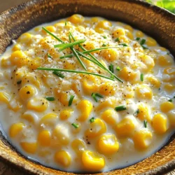Cremige Mais Rezept Einfach und Lecker Zubereitung 3 - Frische vs. gefrorene Maiskörner Frische Maiskörner schmecken süßer und knackiger. Sie sind ideal, wenn du sie in der Saison bekommst. Gefrorene Maiskörner sind jedoch auch eine tolle Wahl. Sie sind praktisch und immer verfügbar. Du sparst Zeit, da sie bereits gereinigt sind. Achte darauf, sie vor dem Kochen leicht antauen zu lassen.