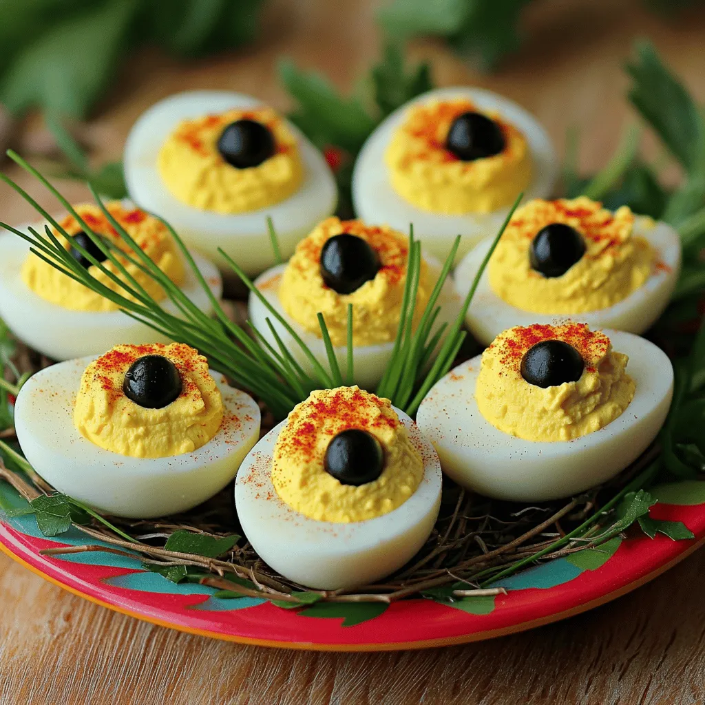 - 6 große Eier - 3 Esslöffel Mayonnaise - 1 Teelöffel Dijon-Senf - 1/2 Teelöffel Knoblauchpulver - Salz und Pfeffer nach Geschmack