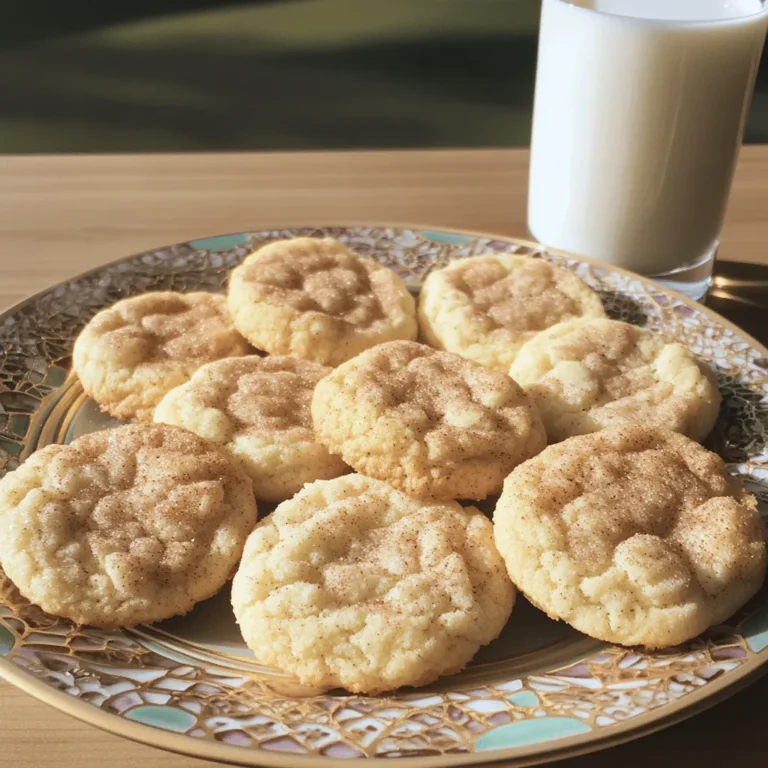Für diese köstlichen Snickerdoodle-Kekse brauchst du: - 1 Tasse ungesalzene Butter, weich - 1 1/2 Tassen Kristallzucker - 2 große Eier - 2 Teelöffel Vanilleextrakt - 3 Tassen Allzweckmehl - 1 Teelöffel Natron - 1/2 Teelöffel Weinstein - 1/2 Teelöffel Salz Diese Zutaten sind die Basis für den perfekten Keks. Die Butter gibt den Keksen ihre zarte Textur. Der Zucker sorgt für die süße Note und die Eier helfen, alles gut zu binden. Um den Keksen ihren besonderen Geschmack zu verleihen, benötigst du: - 3 Esslöffel Kristallzucker (zum Wälzen) - 1 Esslöffel gemahlener Zimt (zum Wälzen) Diese Mischung macht die Kekse außen leicht knusprig und innen weich. Das Zimt-Zucker-Wälzen ist ein Muss für den klassischen Snickerdoodle-Geschmack. Wenn du keine ungesalzene Butter hast, kannst du auch gesalzene Butter verwenden. Reduziere dann das Salz im Rezept. Für eine glutenfreie Variante kannst du glutenfreies Mehl nutzen. Achte darauf, dass du das richtige Verhältnis verwendest, um die Konsistenz zu erhalten. Für weitere Details und die vollständige Zubereitung, sieh dir das [Full Recipe] an. Heize deinen Ofen auf 175°C (350°F) vor. Dies sorgt dafür, dass die Kekse gleichmäßig backen. Lege zwei Backbleche mit Backpapier aus. Das Backpapier hilft, dass die Kekse nicht kleben bleiben. So bleibt alles sauber und die Kekse lassen sich leicht abnehmen. In einer großen Schüssel mische die weiche Butter mit dem Zucker. Benutze einen Handmixer oder eine Küchenmaschine. Schlage die Mischung für etwa 3-4 Minuten. Sie sollte leicht und fluffig werden. Füge dann die Eier einzeln und den Vanilleextrakt hinzu. Mische alles gut. Nimm eine separate Schüssel und vermenge das Mehl, Natron, Weinstein und das Salz. Diese trockenen Zutaten gib langsam zu den feuchten Zutaten. Rühre nur so lange, bis alles gerade vermischt ist. Übermische den Teig nicht, damit die Kekse weich bleiben. Nimm einen Esslöffel Teig und forme walnussgroße Kugeln. Wälze jede Kugel in einer Mischung aus Zucker und Zimt. Platziere die Kugeln mit einem Abstand von etwa 5 cm auf den Backblechen. Die Kekse laufen beim Backen auseinander. Backe die Kekse für 10-12 Minuten. Die Ränder sollten fest, aber die Mitte noch weich sein. Lass die Kekse 5 Minuten auf dem Blech abkühlen. Danach kannst du sie auf ein Gitterrost legen, damit sie vollständig abkühlen. Für das volle Rezept, schau dir [Full Recipe] an. Um die perfekte Konsistenz für Snickerdoodle-Kekse zu erzielen, ist es wichtig, die Butter weich, aber nicht schmelzend zu verwenden. Das Mischen der Butter und des Zuckers ist entscheidend. Schlage sie gut, bis die Mischung fluffig ist. Dies macht die Kekse weich. Achte darauf, das Mehl nicht zu lange zu mischen, wenn du es hinzufügst. Ein kurzes Mischen sorgt für zähe Kekse. Ein häufiger Fehler ist, die Kekse zu lange zu backen. Halte die Backzeit im Auge. Die Kekse sollten weich in der Mitte sein, wenn du sie herausnimmst. Ein weiterer Fehler ist, zu viel Mehl zu verwenden. Verwende eine Küchenschaufel, um das Mehl zu messen, und vermeide es, direkt aus der Packung zu schöpfen. Das kann die Textur der Kekse beeinträchtigen. Um die Kekse frisch zu halten, lagere sie in einem luftdichten Behälter. Du kannst ein Stück Brot hinzufügen, um die Feuchtigkeit zu halten. Das hilft, die Kekse weich zu halten. Wenn du die Kekse länger aufbewahren willst, friere sie in einem Gefrierbeutel ein. So bleiben sie bis zu drei Monate frisch. Für das Beste, genieße sie frisch gebacken! Für das vollständige Rezept, schau dir die Details an. {{image_4}} Du kannst deinen Snickerdoodle-Keksen eine schokoladige Note geben. Füge einfach 1 Tasse Schokoladenstückchen zum Teig hinzu, bevor du ihn formst. Die Schokolade ergänzt den Zimt und Zucker perfekt. Die Kekse werden noch köstlicher und haben mehr Textur. Um diese Kekse vegan zu machen, ersetze die Eier durch Apfelmus oder eine Banane. Verwende pflanzliche Butter anstelle von ungesalzener Butter. Auch pflanzliche Milch funktioniert gut. So kannst du die gleichen weichen und zähen Kekse genießen, ohne tierische Produkte zu verwenden. Wenn du eine glutenfreie Option möchtest, ersetze das Allzweckmehl durch glutenfreies Mehl. Achte darauf, dass das Mehl eine Mischung ist, die auch für Kekse geeignet ist. So kannst du diese beliebten Kekse genießen, egal ob du Gluten vermeidest oder nicht. Diese Variationen machen deine Snickerdoodle-Kekse noch spannender! Probiere sie aus und finde deine Lieblingsversion. Du findest das Full Recipe oben erwähnt. Um deine Snickerdoodle-Kekse frisch zu halten, bewahre sie in einem luftdichten Behälter auf. Stelle sicher, dass der Behälter gut verschlossen ist. So bleibt die Feuchtigkeit im Keks und sie bleiben weich. Du kannst auch ein Stück Brot in den Behälter legen. Das Brot hilft, die Kekse frisch zu halten. Wenn du viele Kekse gebacken hast, kannst du sie ganz einfach einfrieren. Lass die Kekse zuerst abkühlen. Lege sie dann in einen gefrierfesten Behälter oder in einen Gefrierbeutel. Vergiss nicht, das Datum aufzuschreiben! Die Kekse bleiben so bis zu drei Monate frisch. Wenn du sie essen möchtest, lass sie einfach bei Raumtemperatur auftauen. Wenn du noch Kekse übrig hast, gibt es viele Wege, sie zu nutzen. Du kannst sie in einen Milchshake geben. Das macht einen leckeren Snickerdoodle-Milchshake! Eine andere Idee ist, sie in einen Joghurt oder Pudding zu zerbröseln. Das gibt deinem Dessert einen tollen Geschmack. Du kannst auch Kekse mit Eis füllen und ein Keks-Eis-Sandwich machen. So viele Möglichkeiten, um die Reste zu genießen! Du kannst Snickerdoodle-Kekse bis zu einer Woche aufbewahren. Lagere sie in einem luftdichten Behälter. So bleiben sie frisch und weich. Wenn du sie länger aufbewahren möchtest, friere sie ein. In einem Gefrierbeutel halten sie bis zu drei Monate. Wenn deine Kekse hart sind, könnte es an einer zu langen Backzeit liegen. Achte darauf, sie nur 10-12 Minuten zu backen. Wenn du die Kekse länger backst, werden sie trocken. Eine weitere Möglichkeit ist, zu viel Mehl verwendet zu haben. Miss die Zutaten genau, um die perfekte Textur zu erreichen. Ja, du kannst den Teig im Voraus zubereiten. Stelle ihn einfach für bis zu 3 Tage in den Kühlschrank. Du kannst ihn auch einfrieren. Teile den Teig in Portionen und forme Kugeln. Lege sie in den Gefrierbeutel. Wenn du bereit bist, die Kekse zu backen, lass sie einfach etwas auftauen und backe sie wie gewohnt. Snickerdoodle-Kekse sind einfach lecker und machen viel Spaß beim Backen. Wir haben die Zutaten, die Zubereitung und viele Tipps besprochen. Variationen zeigen, wie kreativ du sein kannst. Denk daran, Lagerung ist wichtig, damit die Kekse frisch bleiben. Falls du Fragen hast, die FAQs helfen sicher weiter. Ich hoffe, du bist bereit, deine eigenen köstlichen Snickerdoodles zu machen!