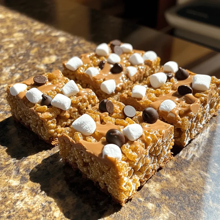 Um köstliche kauzige Rice Krispies Treats zu machen, braucht man nur einige einfache Zutaten. Hier sind die Hauptzutaten: - 6 Tassen Rice Krispies Cerealien - 4 Tassen Mini-Marshmallows - 1/2 Tasse ungesalzene Butter - 1/2 Teelöffel Vanilleextrakt - 1/2 Teelöffel Salz Diese Zutaten sind die Basis für die Treats. Sie sorgen für den typischen Geschmack und die richtige Textur. Um deine Rice Krispies Treats noch interessanter zu machen, kannst du einige zusätzliche Zutaten hinzufügen. Hier sind einige Ideen: - 1/2 Tasse cremige Erdnussbutter (für mehr Geschmack) - 1/2 Tasse Schokoladenstückchen (für einen süßen Twist) - Getrocknete Früchte oder Nüsse (für mehr Textur) Diese Zutaten bringen Abwechslung und neue Geschmäcker in das Rezept. Bei der Auswahl der Zutaten gibt es ein paar Dinge zu beachten: - Wähle frische Mini-Marshmallows. Sie sollten weich und klebrig sein. - Nutze ungesalzene Butter für einen milden Geschmack. Gesalzene Butter kann den Geschmack verändern. - Kaufe hochwertige Rice Krispies. Die sollen knusprig und frisch sein. Mit diesen Tipps stellst du sicher, dass deine Treats immer lecker und kauzig bleiben. Wenn du mehr über das Rezept erfahren möchtest, schau dir das [Full Recipe] an. Zuerst bereiten Sie die Pfanne vor. Fetten Sie eine 23x33 cm große Backform mit Butter ein. Alternativ können Sie Sprühfett verwenden. Dies hilft, das Ankleben zu verhindern. Dann nehmen Sie einen großen Kochtopf. Bei niedriger Hitze schmelzen Sie die ungesalzene Butter. Achten Sie darauf, dass die Butter nicht bräunt. Sobald die Butter geschmolzen ist, fügen Sie die Mini-Marshmallows hinzu. Rühren Sie die Mischung konstant um. Warten Sie, bis die Marshmallows vollständig geschmolzen sind und die Mischung ganz glatt ist. Nehmen Sie den Kochtopf dann vom Herd. Jetzt fügen Sie den Vanilleextrakt und das Salz hinzu. Rühren Sie alles gut durch. Wenn Sie Erdnussbutter verwenden, geben Sie sie jetzt dazu und rühren Sie sie ein. Jetzt kommt der spaßige Teil! Fügen Sie nach und nach die Rice Krispies Cerealien hinzu. Rühren Sie vorsichtig um, bis alle Cerealien gleichmäßig mit der Marshmallow-Mischung überzogen sind. Wenn Sie Schokoladenstückchen verwenden, fügen Sie diese jetzt hinzu. Verteilen Sie die Mischung in der vorbereiteten Backform. Drücken Sie die Mischung mit einem Spatel oder Ihren Händen fest. Achten Sie darauf, dass alles gleichmäßig verteilt ist. Lassen Sie die Treats dann bei Raumtemperatur abkühlen. Nach etwa 30 Minuten können Sie sie in Quadrate schneiden. Genießen Sie Ihre kauzigen Rice Krispies Treats! Um die perfekte, kauzige Konsistenz zu erreichen, sind einige Schritte wichtig. Verwenden Sie frische Mini-Marshmallows. Sie sorgen für mehr Klebrigkeit. Schmelzen Sie die Butter und Marshmallows bei niedriger Hitze. Hohe Hitze kann sie verbrennen. Rühren Sie die Mischung gut, damit sie gleichmäßig schmilzt. Fügen Sie die Rice Krispies langsam hinzu. So bleibt die Mischung luftig und leicht. Ein häufiger Fehler ist, die Mischung zu fest zu drücken. Drücken Sie leicht mit einem Spatel oder den Händen. Zu viel Druck macht die Treats hart. Vermeiden Sie auch zu viel Hitze beim Schmelzen der Zutaten. So bleibt der süße Geschmack und die gute Textur. Ein weiterer Fehler ist, die Treats zu lange abkühlen zu lassen. Schneiden Sie sie, wenn sie noch warm sind, damit sie nicht brüchig werden. Um die Mischung besser zu verteilen, fetten Sie den Spatel mit etwas Butter ein. Dies hilft, dass die Mischung nicht kleben bleibt. Nutzen Sie auch Ihre Hände, um die Mischung gleichmäßig zu drücken. Es ist hilfreich, die Hände leicht feucht zu halten. Das verhindert, dass die Mischung an den Händen haftet. Wenn Sie Schokoladenstückchen hinzufügen, rühren Sie sie vorsichtig ein, damit sie gleichmäßig verteilt sind. {{image_4}} Erdnussbutter bringt einen reichhaltigen Geschmack in die Treats. Fügen Sie einfach 1/2 Tasse cremige Erdnussbutter zur geschmolzenen Butter und den Marshmallows hinzu. Rühren Sie gut um, bis die Erdnussbutter vollständig integriert ist. Diese Option gibt den Treats eine tolle, nussige Note. Sie wird Ihre Familie begeistern! Schokoladenstückchen sind ein weiterer großartiger Zusatz. Sie können 1/2 Tasse der Stückchen in die Mischung einrühren, bevor Sie die Rice Krispies hinzufügen. Diese kleine Änderung macht die Treats noch verführerischer. Der süße Schokoladengeschmack ergänzt die Marshmallows wunderbar. Es ist ein einfacher Weg, um mehr Freude in die Treats zu bringen! Sie können auch andere Zutaten hinzufügen, um die Treats zu variieren. Getrocknete Früchte wie Cranberries oder Rosinen geben einen fruchtigen Kick. Nüsse wie Mandeln oder Walnüsse sorgen für einen knusprigen Biss. Mischen Sie 1/2 Tasse der gewünschten Zutaten in die Rice Krispies Mischung. Diese Anpassungen machen Ihre Treats einzigartig und lecker. Experimentieren Sie und finden Sie Ihre perfekte Mischung! Um die besten Kauzige Rice Krispies Treats zu genießen, lagerst du sie richtig. Bewahre sie in einem luftdichten Behälter auf. So bleiben sie weich und frisch. Du kannst sie auch in Wachspapier einwickeln, um die Feuchtigkeit zu halten. Stelle den Behälter an einen kühlen, trockenen Ort. Vermeide die direkte Sonne oder warme Plätze. Die Treats bleiben bis zu einer Woche frisch, wenn du sie richtig lagerst. Nach einiger Zeit können sie jedoch hart werden. Um die beste Textur zu erhalten, iss sie so schnell wie möglich. Wenn du sie länger aufbewahren möchtest, solltest du sie einfrieren. Das Einfrieren ist eine großartige Option. Schneide die Treats in Portionen. Wickel jede Portion in Frischhaltefolie ein. Lege sie dann in einen luftdichten Behälter oder einen Gefrierbeutel. So bleiben sie bis zu drei Monate frisch. Zum Auftauen lege sie einfach bei Raumtemperatur für eine Stunde heraus. Du kannst sie auch in der Mikrowelle kurz erwärmen, um sie wieder weich zu machen. Um die Treats noch kauziger zu machen, können Sie mehr Marshmallows verwenden. Fügen Sie einfach eine Tasse mehr Mini-Marshmallows hinzu. Das macht die Mischung weicher und klebriger. Eine weitere Option ist, die Treats nach dem Kühlen leicht zu erwärmen. Ein paar Sekunden in der Mikrowelle helfen, die Kauigkeit zu steigern. Sie können auch eine Prise Zimt oder etwas Honig für zusätzlichen Geschmack hinzufügen. Ja, Sie können die Mini-Marshmallows ersetzen! Verwenden Sie große Marshmallows oder sogar fluffige Marshmallow-Creme. Diese Alternativen sorgen ebenfalls für eine tolle Konsistenz. Wenn Sie eine gesündere Option suchen, probieren Sie Bananen-Marschmallows oder Frucht-Marschmallows. Diese ersetzen nicht nur die Mini-Marshmallows, sondern bringen auch neue Aromen in die Treats. Das Rezept für die kauzigen Rice Krispies Treats stammt ursprünglich aus den USA. Es wurde in den 1930er Jahren von Kellogg's zur Werbung für Rice Krispies entwickelt. Das Rezept hat sich seitdem verbreitet und viele Varianten hervorgebracht. Heute finden Sie in vielen Küchen weltweit eigene Anpassungen dieser klassischen Leckerei. Für die genaue Zubereitung können Sie die vollständige Anleitung im [Full Recipe] nachlesen. Die Zutaten für kauzige Rice Krispies Treats sind einfach und leicht zu finden. Wir haben die wichtigsten und beliebtesten Zutaten besprochen, sowie Tipps für die Auswahl. Die Schritt-für-Schritt-Anleitung hilft dir, schnelle und leckere Treats zu machen. Wir haben auch Tricks geteilt, um die perfekte Konsistenz zu erreichen. Variationen bieten dir viele Möglichkeiten, kreativ zu sein. Denke daran, deine Treats gut zu lagern, um ihren Geschmack zu bewahren. Mit diesen Tipps bist du bereit, deine eigenen köstlichen Treats zu zaubern und sie mit Freude zu teilen!