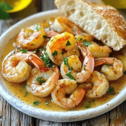 Louisiana BBQ Garnelen Köstliches Gericht zubereiten 3 Für die perfekte Louisiana BBQ Garnelen brauchen Sie einige frische Zutaten. Hier ist, was Sie benötigen: - 450 g große Garnelen, geschält und entdarmt (Schwänze dran lassen) - 60 ml Olivenöl - 115 g ungesalzene Butter - 4 Knoblauchzehen, fein gehackt - 1 Esslöffel Worcestershire-Sauce - 1 Esslöffel scharfe Sauce (z.B. Tabasco) - 1 Esslöffel geräuchertes Paprikapulver - 1 Teelöffel Cayennepfeffer (nach Geschmack anpassen) - 1 Teelöffel Zwiebelpulver - 1 Teelöffel schwarzer Pfeffer - 2 Teelöffel Salz - 1 Esslöffel frischer Zitronensaft - 1/4 Tasse frische Petersilie, gehackt (zum Garnieren) - Krustiges französisches Brot (zum Servieren) Die Gewürze und Aromen machen dieses Gericht besonders. - Worcestershire-Sauce gibt Tiefe und Umami. - Die scharfe Sauce bringt eine angenehme Schärfe. - Geräuchertes Paprikapulver fügt einen rauchigen Geschmack hinzu. - Cayennepfeffer lässt das Gericht prickeln. - Zwiebel- und schwarzer Pfeffer runden die Aromen ab. Servieren Sie die BBQ Garnelen heiß auf einem großen Teller. - Bestreuen Sie sie mit frischer Petersilie. - Ein knuspriges französisches Brot ist ein Muss. Es hilft, die köstliche Sauce aufzusaugen. Diese Kombination macht das Essen noch besser. Genießen Sie die Aromen von Louisiana direkt in Ihrer Küche! Zuerst spülen Sie die Garnelen unter kaltem Wasser ab. Die Garnelen müssen frisch und sauber sein. Tupfen Sie sie dann mit Küchenpapier trocken. Dies hilft, die Sauce besser aufzunehmen. Lassen Sie die Schwänze dran, das sieht schön aus und macht das Essen einfacher. Erhitzen Sie in einer großen Pfanne Olivenöl und Butter bei mittlerer Hitze. Warten Sie, bis die Butter schmilzt. Fügen Sie dann den gehackten Knoblauch hinzu. Sautieren Sie ihn für etwa eine Minute. Der Knoblauch soll duften, aber nicht braun werden. Dies ist der erste Schritt zu einer leckeren Sauce. Nach dem Knoblauch fügen Sie die Worcestershire-Sauce und die scharfe Sauce hinzu. Rühren Sie dann das geräucherte Paprikapulver, den Cayennepfeffer, das Zwiebelpulver, den schwarzen Pfeffer und das Salz unter. Mischen Sie alles gut. Lassen Sie die Mischung 2-3 Minuten köcheln. So entwickeln sich alle Aromen. Jetzt fügen Sie die Garnelen in die Pfanne hinzu. Wenden Sie sie in der Sauce, damit sie schön bedeckt sind. Garen Sie die Garnelen 4-5 Minuten lang. Sie sind fertig, wenn sie rosa und undurchsichtig werden. Achten Sie darauf, sie nicht zu übergaren. Das wäre schade um die leckeren Garnelen. Nehmen Sie die Pfanne vom Herd. Rühren Sie den frischen Zitronensaft ein. Dieser gibt dem Gericht einen frischen Akzent. Die Garnelen sind nun bereit zum Servieren. Übertragen Sie die BBQ-Garnelen auf eine Servierplatte. Bestreuen Sie sie mit gehackter Petersilie. Servieren Sie das Gericht sofort mit knusprigem französischem Brot. So können Sie die köstliche Sauce schön aufdippen. Wenn Sie mehr Informationen suchen, schauen Sie sich die Full Recipe an! Die Garnelen brauchen etwas Zeit, um die richtige Temperatur zu erreichen. Lassen Sie sie nach dem Kochen etwa 5 Minuten ruhen. Dies hilft, die Aromen zu setzen und macht die Garnelen noch zarter. Wenn Sie sie sofort servieren, können sie etwas zäh werden. Um übergare Garnelen zu vermeiden, achten Sie auf die Kochzeit. Garen Sie die Garnelen nur 4-5 Minuten, bis sie rosa und undurchsichtig sind. Wenn die Garnelen anfangen, sich zu krümeln, sind sie übergart. Sie sollten leicht biegbar sein und einen schönen Glanz haben. Für Louisiana BBQ Garnelen ist knuspriges französisches Brot die beste Wahl. Es saugt die leckere Sauce gut auf. Wählen Sie ein Brot mit einer festen Kruste und weichem Inneren. So haben Sie die perfekte Kombination aus Texturen. Alternativ können Sie auch Baguette oder Ciabatta verwenden, um das Gericht zu vervollständigen. {{image_4}} Wenn du es schärfer magst, füge mehr Cayennepfeffer hinzu. Einige mögen auch frische Jalapeños. Du kannst sie klein schneiden und in die Pfanne werfen, wenn die Garnelen garen. Eine Prise geräucherte Paprika gibt ebenfalls einen tiefen Geschmack. Probiere auch Chipotle-Pulver für eine rauchige Schärfe. Wenn du eine vegetarische Version machen möchtest, ersetze die Garnelen durch Zucchini oder Pilze. Diese Gemüse nehmen die Aromen gut auf. Koche sie einfach genauso wie die Garnelen. Du kannst auch Tofu verwenden, um eine proteinreiche Option zu bieten. Stelle sicher, dass du den Tofu gut würzt, damit er viel Geschmack hat. Zu Louisiana BBQ Garnelen passen verschiedene Beilagen. Ein frischer Salat mit knackigem Gemüse ergänzt das Gericht gut. Reis oder Quinoa bieten eine sättigende Grundlage. Serviere auch knuspriges Brot, um die köstliche Sauce aufzunehmen. Du kannst auch Maisbrot oder Polenta ausprobieren. Diese Beilagen runden das Essen ab und machen es zu einem tollen Erlebnis. Wenn Sie BBQ Garnelen übrig haben, bewahren Sie sie in einem luftdichten Behälter auf. Stellen Sie sicher, dass die Garnelen abgekühlt sind, bevor Sie sie einpacken. Im Kühlschrank bleiben sie 2 bis 3 Tage frisch. Wenn Sie die Garnelen länger aufbewahren möchten, ist das Einfrieren eine gute Option. Um die Garnelen einzufrieren, legen Sie sie in einen gefrierfesten Beutel. Drücken Sie die Luft heraus, um Gefrierbrand zu vermeiden. Diese Methode hält die Garnelen bis zu 3 Monate frisch. Denken Sie daran, die Garnelen vor dem Kochen im Kühlschrank aufzutauen. Dies hilft, die Textur zu bewahren. Wärmen Sie die Garnelen schonend wieder auf, um ihre Saftigkeit zu erhalten. Erhitzen Sie sie in einer Pfanne bei mittlerer Hitze. Fügen Sie ein wenig Butter oder Olivenöl hinzu, um die Garnelen feucht zu halten. Rühren Sie sie sanft, bis sie durchgewärmt sind. Vermeiden Sie es, die Garnelen zu lange zu erhitzen, da sie sonst zäh werden. Für Louisiana BBQ Garnelen sind große, frische Garnelen ideal. Ich empfehle Garnelen der Größe 16/20. Diese sind perfekt für die Sauce. Frische Garnelen haben einen besseren Geschmack und eine festere Textur. Wenn möglich, kaufen Sie sie in der Schale. Sie behalten mehr Geschmack. Ja, Sie können die Garnelen im Voraus zubereiten. Kochen Sie die Garnelen und die Sauce, und kühlen Sie sie ab. Lagern Sie sie in einem luftdichten Behälter. Wenn Sie bereit sind zu essen, erwärmen Sie die Mischung auf niedriger Hitze. Achten Sie darauf, die Garnelen nicht zu übergaren. Sie sollten zart und saftig bleiben. In Louisiana gibt es viele Orte, die BBQ Garnelen servieren. Ein beliebtes Restaurant ist das "Café Amelie" in New Orleans. Auch "Deanie's Seafood" ist bekannt für seine leckeren Garnelen. Diese Plätze bieten die echte, lokalisierte Erfahrung. Probieren Sie die Garnelen mit knusprigem Brot, um die Sauce aufzusaugen. Louisiana BBQ Garnelen sind lecker und vielseitig. Wir haben die besten Zutaten und Gewürze erkundet. Ich habe eine einfache Anleitung gegeben, um die Garnelen perfekt zuzubereiten. Tipps helfen, die besten Ergebnisse zu erzielen, während Variationen dem Gericht eine besondere Note geben. Schließlich gibt es wichtige Infos zur Lagerung und häufige Fragen zu beantworten. Probieren Sie dieses Rezept aus und genießen Sie die Aromen von Louisiana!